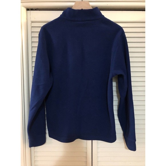 Vintage Early Winters Fleece Jacket Women’s Size Medium Royal Blue 3/4 Zip - Picture 5 of 5